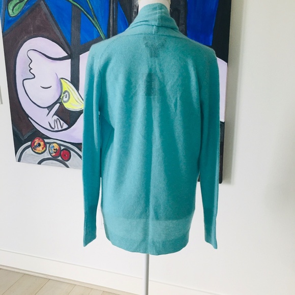 TAHARI PURE LUXE 100% CASHMERE  CARDIGAN SIZE S NWT - Picture 4 of 6